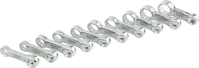 PG163 - 10-PC 3/8" DRIVE 12 POINT METRIC TORQUE ADAPTER SET, 2" LONG, 10MM-19MM