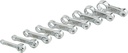 PG163 - 9-PC 3/8" DRIVE 12 POINT SAE TORQUE ADAPTER SET, 2" LONG, 1/4" - 3/4"