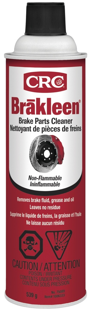 Brakleen® Original Brake Parts Cleaner, 539 Grams