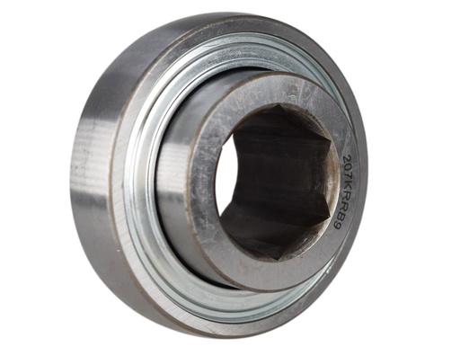 [RBL-207KRRB9] Single Row Ball Bearing; 1.125" Bore; 72MM Outside Diameter; 17MM Outer Width; 37.7MM Inner Width; 2 Seals; Wide Inner Ring