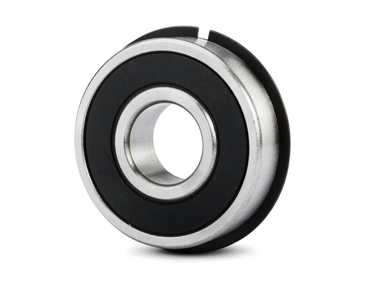 [6205-2RSNR] Single Row Ball Bearing; 25MM Bore; 52MM Outside Diameter; 15MM Outer Race Width; 2 Seals