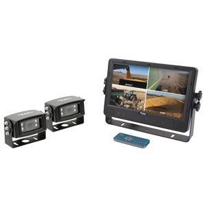 [A-HDS1650] CabCam 9" HD Quad Monitor Kit.