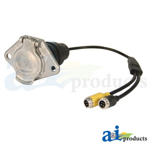 [AI-TR5237] CabCAM Plug, Camera End, 2 Camera Capability.