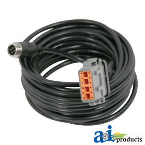 [A-TRM20] CabCAM Cable, Power / Video, Trimble AgGPS FmX, CFX/ FM-750 Or FM-1000 Display To Wired Camera, 20'
