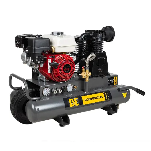 [BE-AC658HB] Gas Air Compressor with Honda GX200 Engine