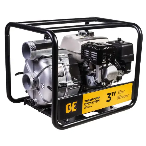[BE-TP-3065HR] 3" Semi-Trash Transfer Pump with Honda GX200 Engine