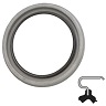 [C/R-12165] Lip Seal; 1-7/32" Shaft Dia; 1.979" Housing Bore; 0.475" Nominal Width; Carboxylated Nitrile Lip; Solid Seal