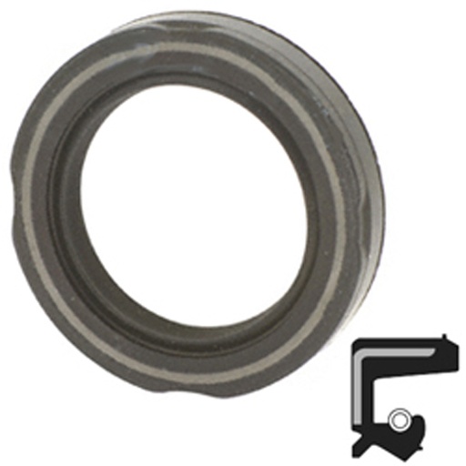 [C/R-16110] Lip Seal; 1-5/8" Shaft Dia; 2-3/8" Housing Bore; 0.395" Nominal Width; Nitrile Lip; Solid Seal