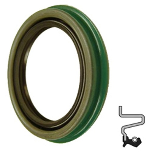 [C/R-16146] Lip Seal; 1.618" Shaft Dia; 2.841" Housing Bore; 1/2" Nominal Width; Nitrile Lip; Solid Seal