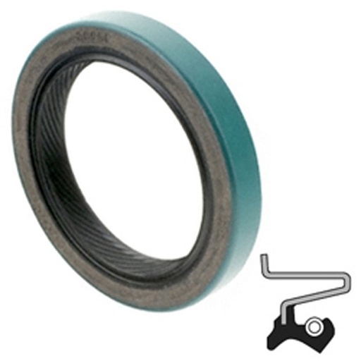 [C/R-17190] Lip Seal; 1.739" Shaft Dia; 2-13/16" Housing Bore; 0.594" Nominal Width; Nitrile Lip; Solid Seal