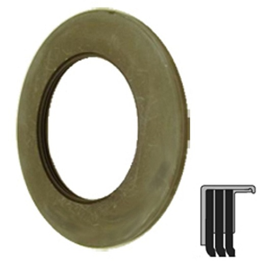 [C/R-17618] Lip Seal; 1-3/4" Shaft Dia; 2.718" Housing Bore; 0.359" Nominal Width; Nitrile Lip; Solid Seal