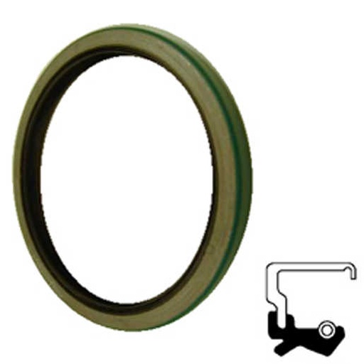 [C/R-19273] Lip Seal; 1-15/16" Shaft Dia; 2.762" Housing Bore; 1/2" Nominal Width; Nitrile Lip; Solid Seal