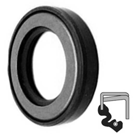 [C/R-35X58X10] Lip Seal; 1.378" Shaft Dia; 2.283" Housing Bore; 0.394" Nominal Width; Nitrile Lip; Solid Seal