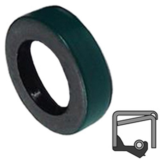 [C/R-36220] Lip Seal; 3-5/8" Shaft Dia; 4-3/4" Housing Bore; 7/16" Nominal Width; Nitrile Lip; Solid Seal
