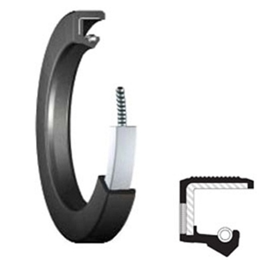 [C/R-40X90X10] Oil Seal; 40MM Shaft Dia; 90MM Housing Bore; 10MM Nominal Width; Nitrile Lip; Solid Seal