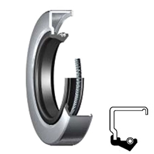[C/R-45X100X10] 45MM Shaft Dia; 100MM Housing Bore; 10MM Nominal Width; Nitrile Lip; Solid Seal