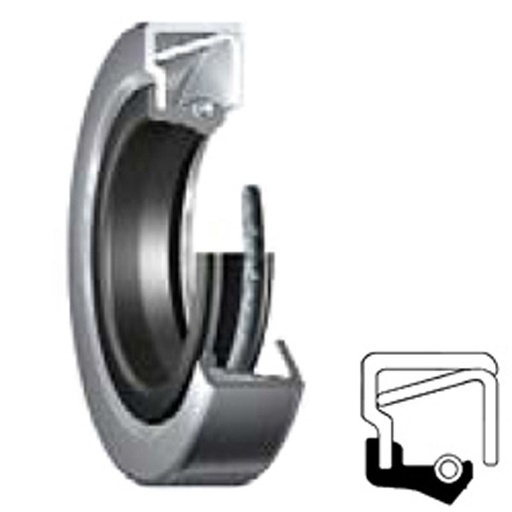 [C/R-60X90X10] Lip Seal; 60MM Shaft Dia; 90MM Housing Bore; 10MM Nominal Width; Nitrile Lip; Solid Seal