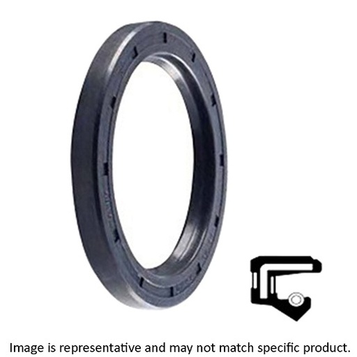 [C/R-8515] Spring Loaded, SKF Patented Bi-Directional Wave Seal, Positive Fluid Control, High Quality General Purpose Rubber, Temps From -40 Deg F To 250 Deg F