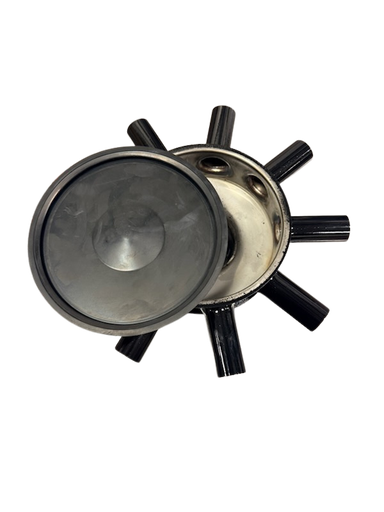 [SSD2.5-9-1.00-HEAD] Stainless Steel Distributor Head; 2.5" Distributor; 9 Runs @ 1"