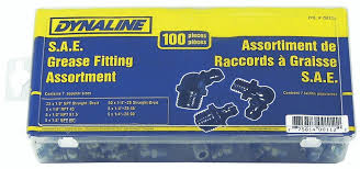 [DYN-00112] S.A.E. Grease Fitting Assortment, 100 Pieces