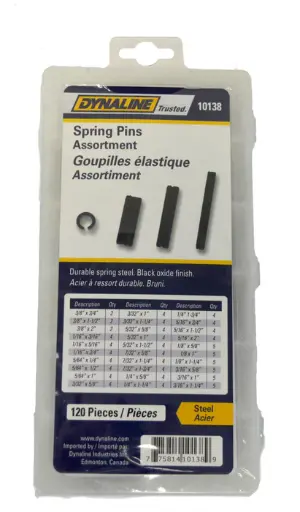 [DYN-10138] Spring Pin Assortment, 120 Pieces