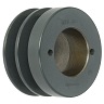 [RBL-2AK30H] Transmission Pulley; 2 Grooves; 3.05" Outside Diameter; Bushed; H Bushing Series; 3L | 4L | A Belt Series