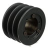 [ECC-3B36SH] Transmission Pulley; 3 Grooves; 3.95" Outside Diameter; Bushed; SH Bushing Series; A | B Belt Series