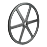 [ECC-BK190H] Transmission Pulley; 1 Groove; 18-3/4" Outside Diameter; Bushed; H Bushing Series; 4L | A | 5L | B Belt Series