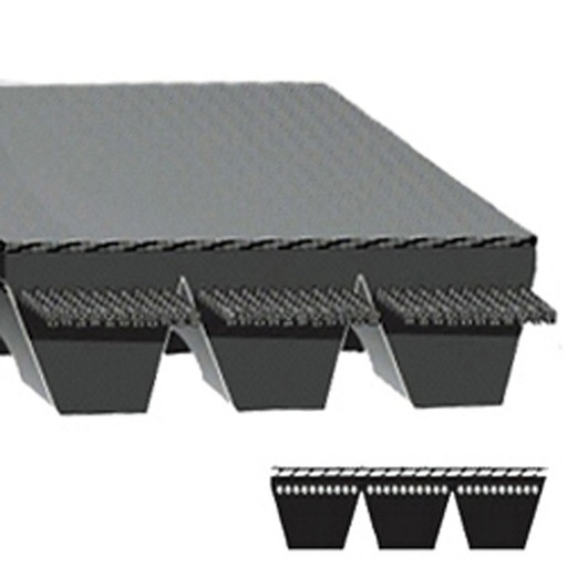 [JSN-3R3VX670] "3V" series cogged v-belt, 67" outside measurement, triple banded