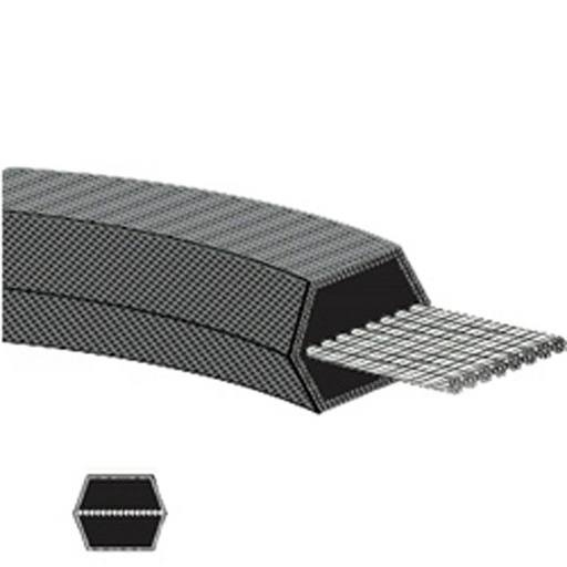 [JSN-AA128] Double sided "AA" series belt, 128" inside measurement