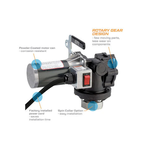 [MSC-118000-1] 12V and 115V Chemical Transfer Pumps
