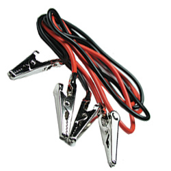 [MSC-1575-BP] 18 AWG 10A Pre-Assembled Alligator Test Clips