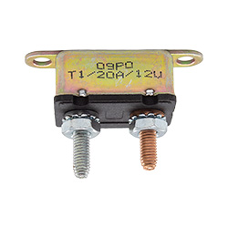 [MSC-3792-11] 20A Type I Circuit Breaker Universal Metal Body With Bracket