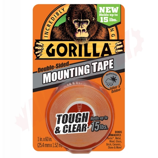 [MSC-6065102] Gorilla Tough & Clear Mounting Tape