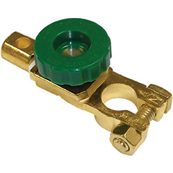 [MSC-887-11] 1/4" Stud Negative Brass Battery Disconnect