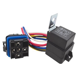 [MSC-928-91] 12V DC 40/30A Weather Resistant Relay & Pigtail Combo Pack