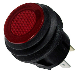 [MSC-9416-5-11] 20A 12V Red Push On / Push Off Switch