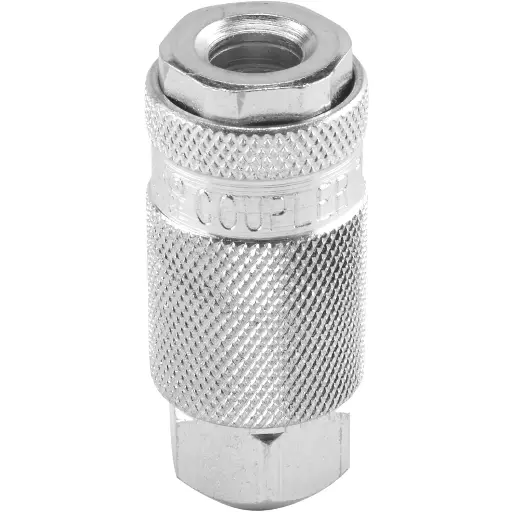[MSC-S-790] 1/4" NPT Female L-Style Steel Air Coupler