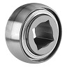 [W208PPB12] Ball Bearing; Single Row; 1.25" ID X 3.376" OD X 30.162MM Outer WD X 36.513MM Inner WD; 2 Seals; Square Bore