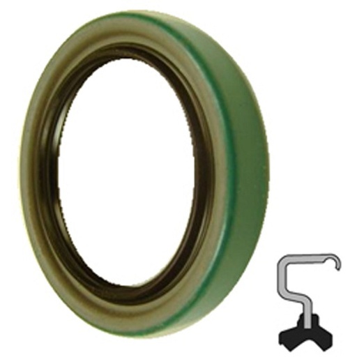 [C/R-21771] Lip Seal; 2-3/16" Shaft Dia; 3" Housing Bore; 1/2" Nominal Width; Nitrile Lip; Solid Seal