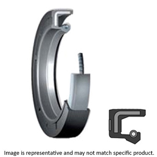 [C/R-55X100X10] Lip Seal; 55MM Shaft Dia; 100MM Housing Bore; 10MM Nominal Width; Nitrile Lip; Solid Seal