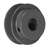 [RBL-BK26-1/2] Transmission Pulley; 1/2" Bore; 1 Groove; 2.6" Outside Diameter; Finished Bore; 4L | A | 5L | B Belt Series