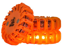 [MSC-8891016] 4 Inch Round Rechargeable LED Road Strobe/Flares