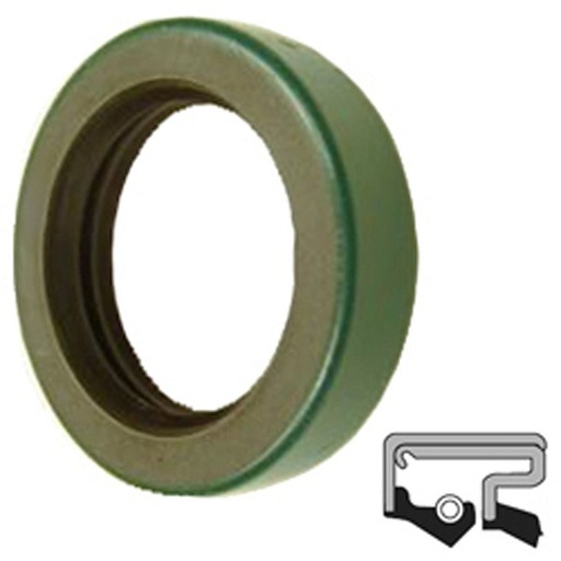 [C/R-17751] Lip Seal; 1-3/4" Shaft Dia; 3.371" Housing Bore; 5/8" Nominal Width; Nitrile Lip; Solid Seal