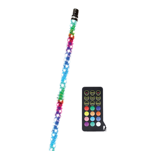 [UNI-BOND-EW3040RGB] 4', Fully Lit, LED Whip - RGB, Uni-Bond
