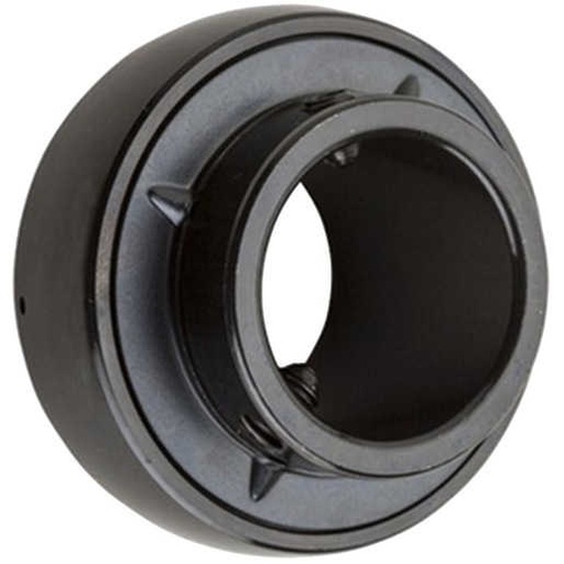 [UC211D1] Insert Bearing; 55MM Bore; 55.6MM Length Thru Bore; Wide Inner Ring; 25MM Outer Race Width; Spherical; 100MM Outside Diameter; Relubricatable