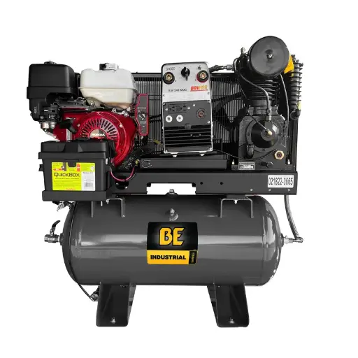 [BE-AC1330HB3000W] Gas Air Compressor, Welder, Generator with Honda GX390 Engine