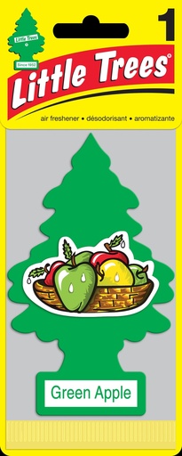 [MSC-U1P-10316] LITTLE TREES automotive air freshener | Green Apple