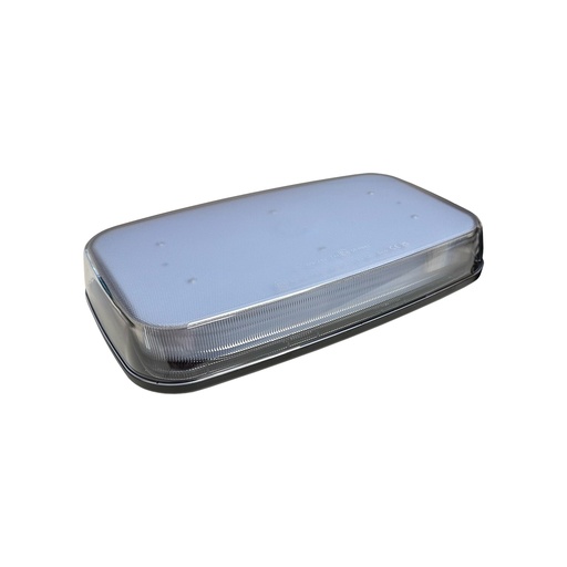 [UNI-BOND-E-2102AC] 10.5″ Amber LED Milky Lens Warning Light Bar – Single Bolt Mount