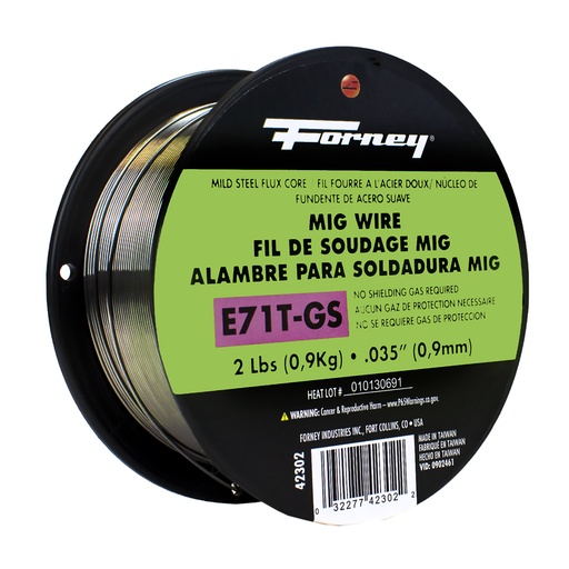 [MSC-42302] E71T-GS Self, Steel Flux-Core Welding Wire, .035 in x 2 Pound